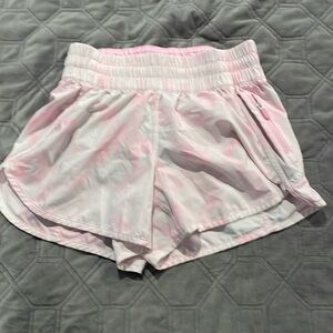 Women’s tie dye pink Lululemon shorts